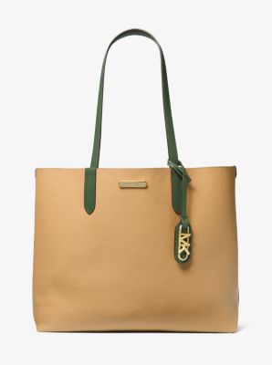 Eliza Extra-Large Pebbled Leather Reversible Tote Bag image number 3