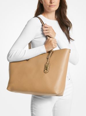 Eliza Extra-Large Pebbled Leather Reversible Tote Bag