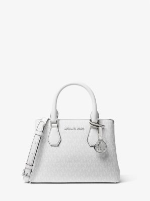 Michael kors camille online small pebbled leather satchel