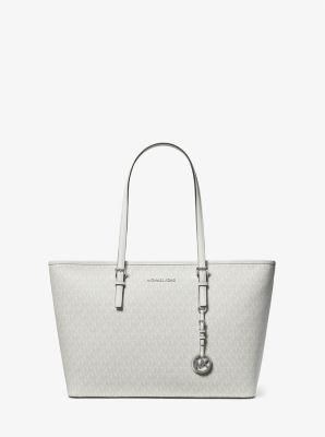 Jet Set Medium Logo Pocket Tote Bag