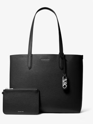 Eliza Extra-Large Pebbled Leather Reversible Tote Bag image number 3