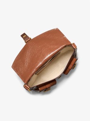 Grand sac à épaule Darrington en cuir craquelé in LUGGAGE | Michael Kors