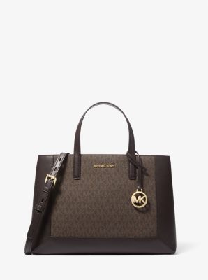Sallie Medium Signature Logo Satchel