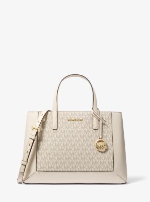 Henkeltasche Sallie Medium mit Signature-Logomuster image number 0