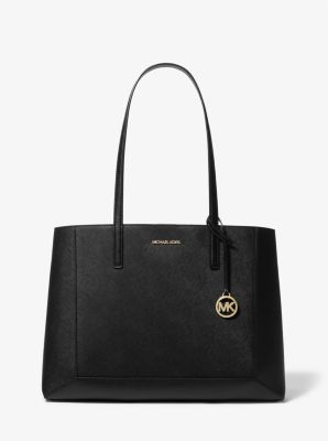 Bolso tote Sallie grande de piel saffiano