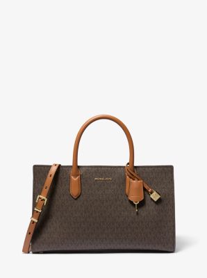 Scarlett Medium Signature Logo Satchel