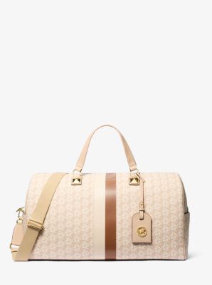 Grayson Extra-Large Empire Signature Logo Stripe Weekender Bag image number 0