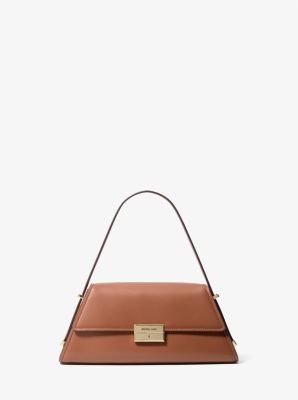 MK Ludlow Medium Leather Shoulder Bag - Brown - Michael Kors MICHAEL Michael Kors