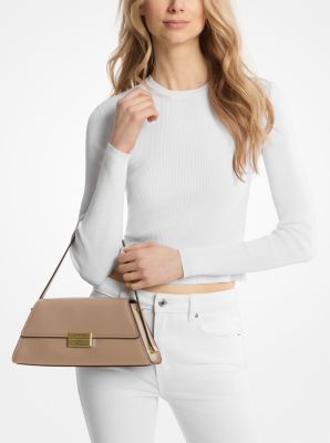 Bolso de hombro Ludlow mediano de piel