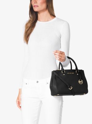 Michael kors 2025 small saffiano satchel