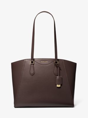 Taryn Large Leather Tote Bag Michael Kors