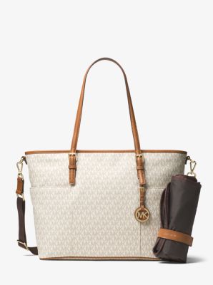 Jet Set Travel Logo Diaper Bag Michael Kors