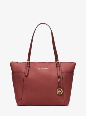 michael kors jet set tote saffiano leather