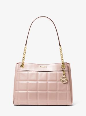 Cabas Susan de taille moyenne en cuir matelassé