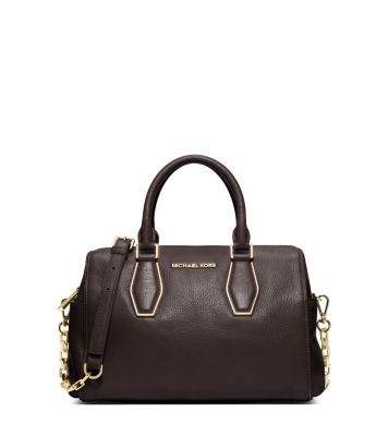 Vanessa Leather Medium Satchel | Michael Kors