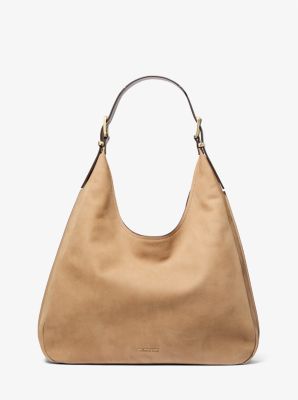 Nolita Large Nubuck Hobo Shoulder Bag