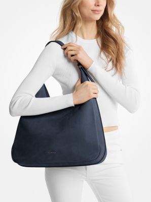 Nolita Large Nubuck Hobo Shoulder Bag