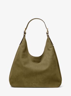 Nolita Large Nubuck Hobo Shoulder Bag