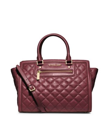 michael kors quilted satchel