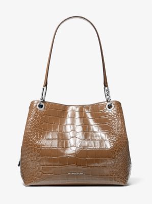 Raven large leather shoulder bag michael kors online