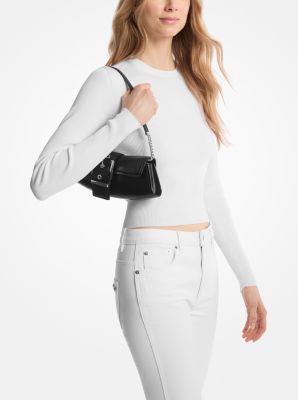 Wandelbare Clutch Colby Small aus Leder in Krakelee-Optik image number 2