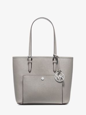 Buy the Michael Kors Jet Set White Saffiano Leather Medium