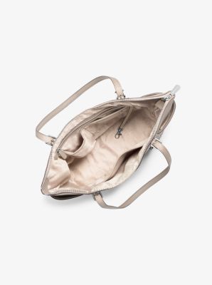 Michael Kors Women Jet Set Large Top-Zip Saffiano Leather Tote Shoulder Bag