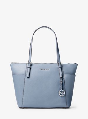 Jet Set Large Saffiano Leather Top-Zip Tote Bag image number 0