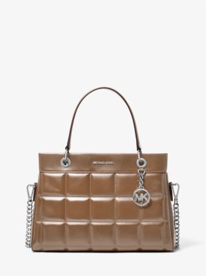 Susan Medium Quilted Leather Tote Bag