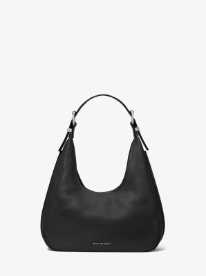 Nolita Small Pebbled Leather Hobo Shoulder Bag