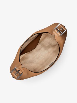 Hobo Bag Nolita Large aus Nubukleder in ERDNUSS | Michael Kors