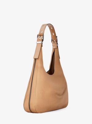 Hobo Bag Nolita Large aus Nubukleder in ERDNUSS | Michael Kors