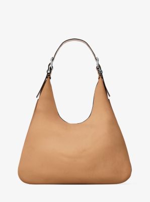 Hobo Bag Nolita Large aus Nubukleder in ERDNUSS | Michael Kors