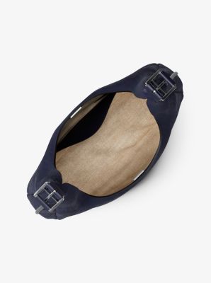 Nolita Large Nubuck Hobo Shoulder Bag