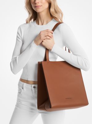 Jordi Large Leather Tote Bag image number 3