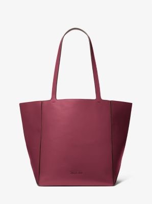 MK Shopper Jordi Large Aus Leder - Lila