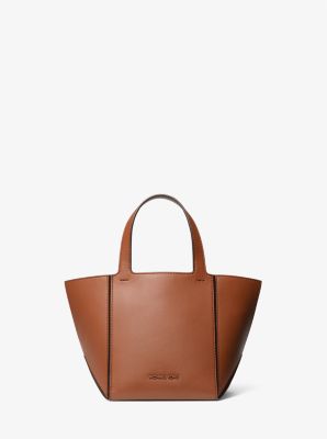 Jordi Small Leather Tote Bag image number 0