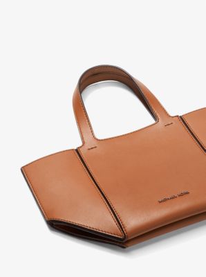 Borsa tote Jordi piccola in pelle