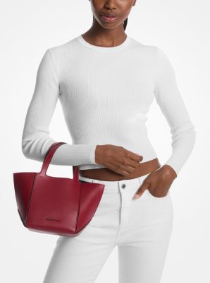 Jordi Small Leather Tote Bag