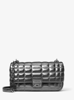 Michael kors lg chain shldr tote leather online