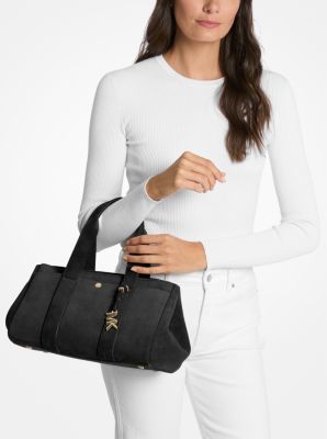 Romee Small Suede Satchel image number 2