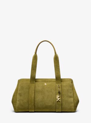 MK Große Shopper Romee Aus Wildleder - Grün