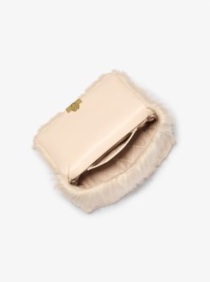 Tribeca Large Faux Shearling Shoulder Bag image number 1