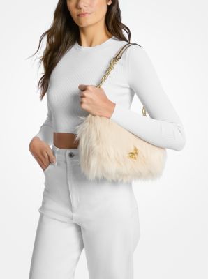 Tribeca Large Faux Shearling Shoulder Bag image number 2