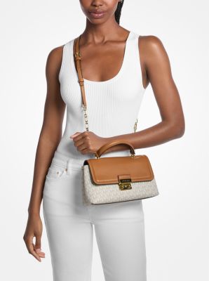 Tribeca Medium Signature Logo Satchel