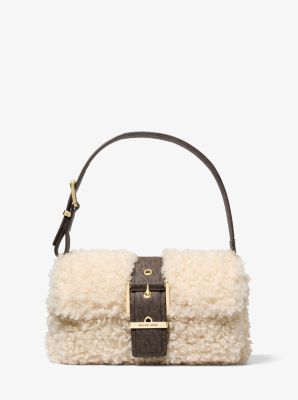 Colby Medium Faux Shearling Shoulder Bag