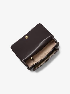Borsa a spalla Claire grande in pelle scamosciata image number 1
