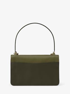 Schultertasche Claire Large aus Leder in Blockfarben image number 2