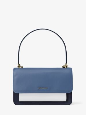 Schultertasche Claire Large aus Leder in Blockfarben image number 0