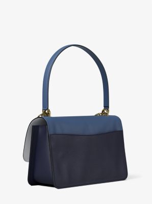 Schultertasche Claire Large aus Leder in Blockfarben image number 4